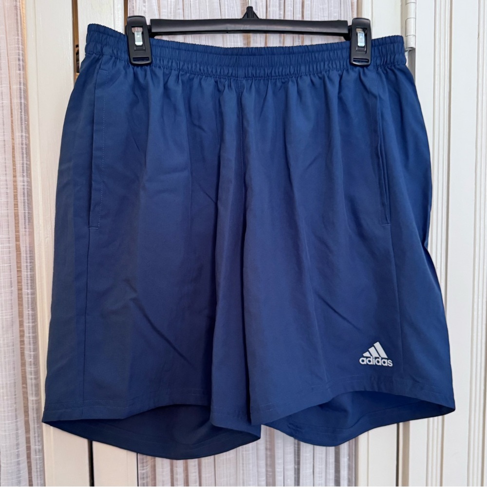 Adidas Navy Blue Sports Shorts